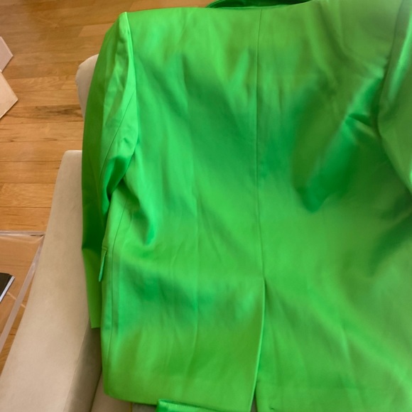 Satin crepe fully lined mini skirt & oversized jacket set size Small preloved - Picture 13 of 15